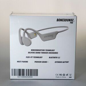 NIB BoneSoundz Pro, Bone Conduction Waterproof Headphones with Music Storage